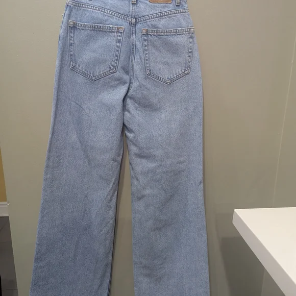 Pull&Bear Light Blue Flare Jeans - Picture 2 of 4
